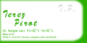 terez pirot business card